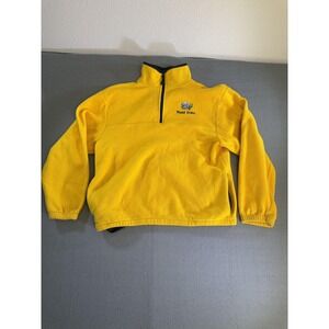 VTG Timberline Colorado Jacket Mens Medium Yellow Fleece 1/4 Zip Mount Evans Ski